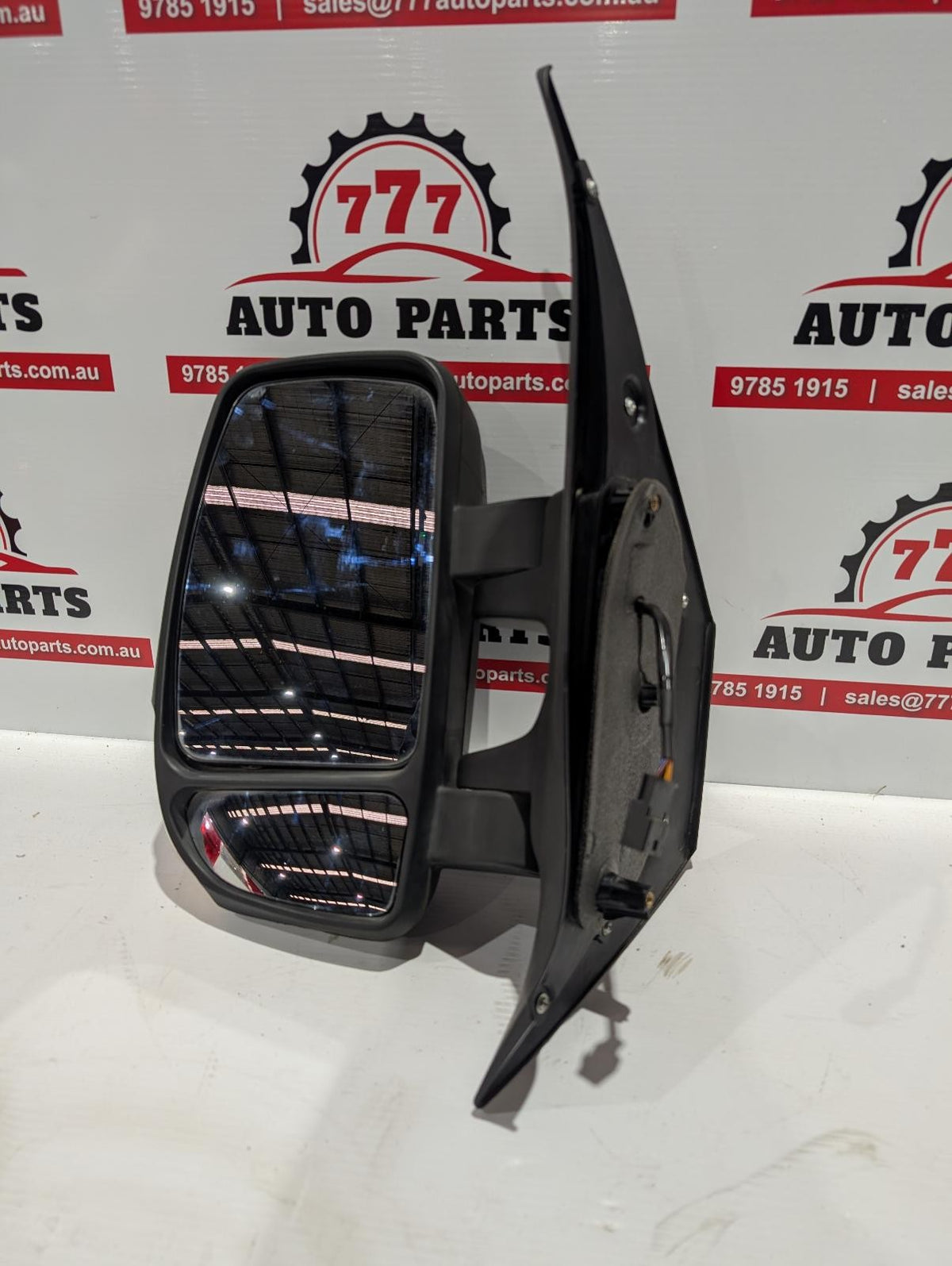 RENAULT MASTER LEFT DOOR MIRROR X62, W/ POWER FOLD, NON BLIND SPOT TYPE, 09/11-