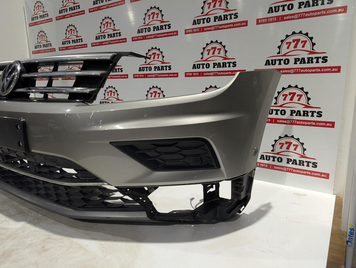 VOLKSWAGEN TIGUAN FRONT BUMPER 5NA, BUMPER BAR, NON H/LAMP WASHER TYPE, COMFORTL