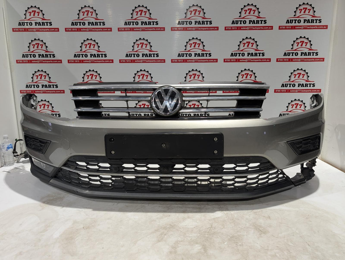 VOLKSWAGEN TIGUAN FRONT BUMPER 5NA, BUMPER BAR, NON H/LAMP WASHER TYPE, COMFORTL