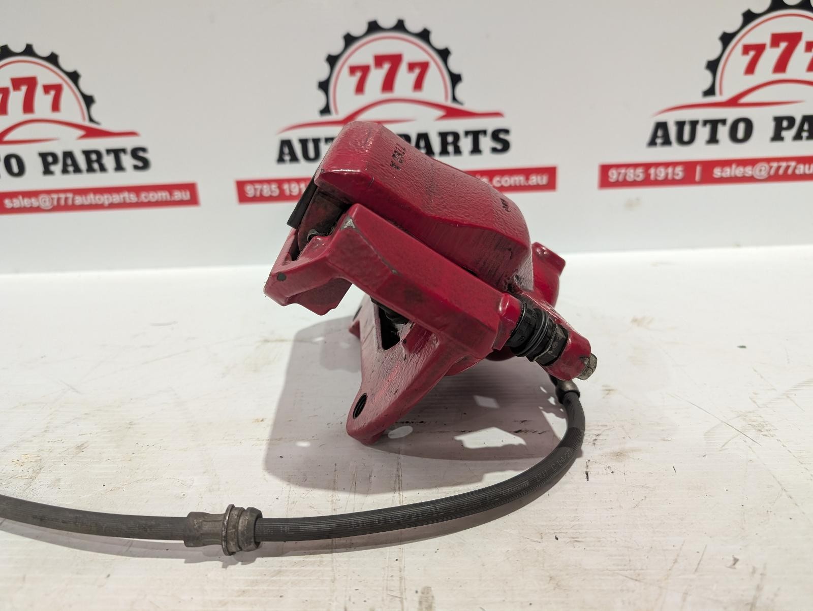 AUDI S3 CALIPER LH FRONT, RED, 8V, 03/13-10/20