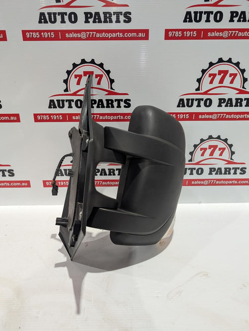RENAULT MASTER LEFT DOOR MIRROR X62, W/ POWER FOLD, NON BLIND SPOT TYPE, 09/11-