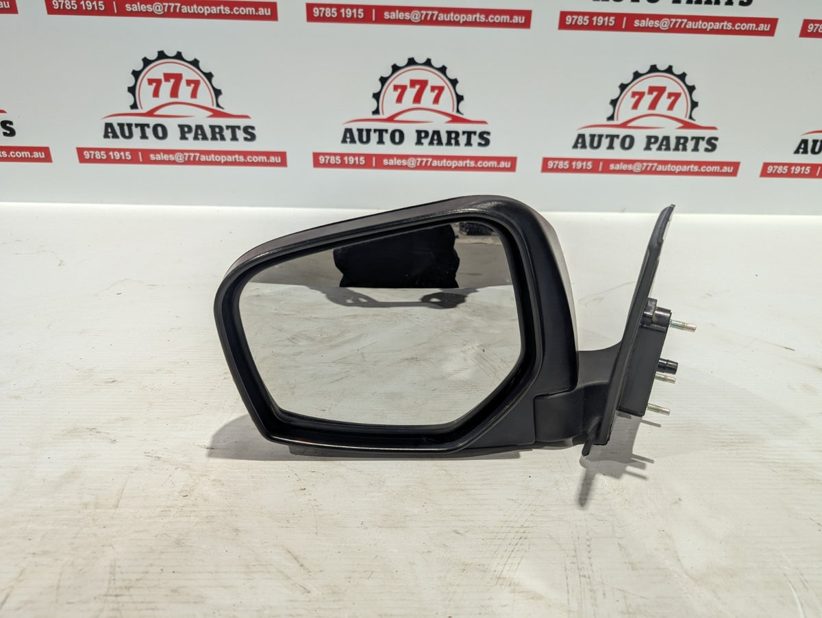 MITSUBISHI TRITON LEFT DOOR MIRROR ML-MN, MANUAL, BLACK, 07/06-04/15