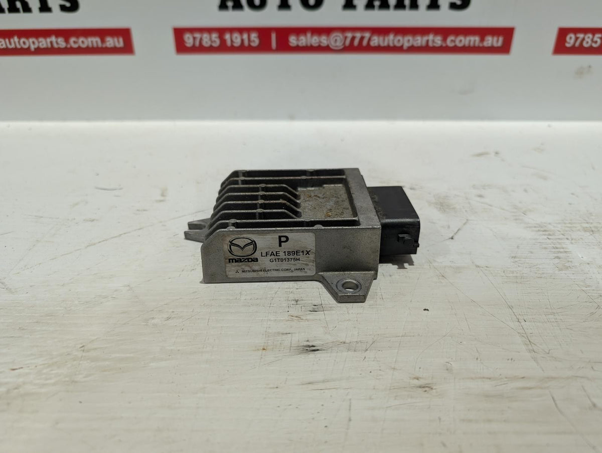 MAZDA 3 ECU TRANSMISSION ECU, AUTO T/M, P/N LFAE189E1X, BL, 04/09-10/13