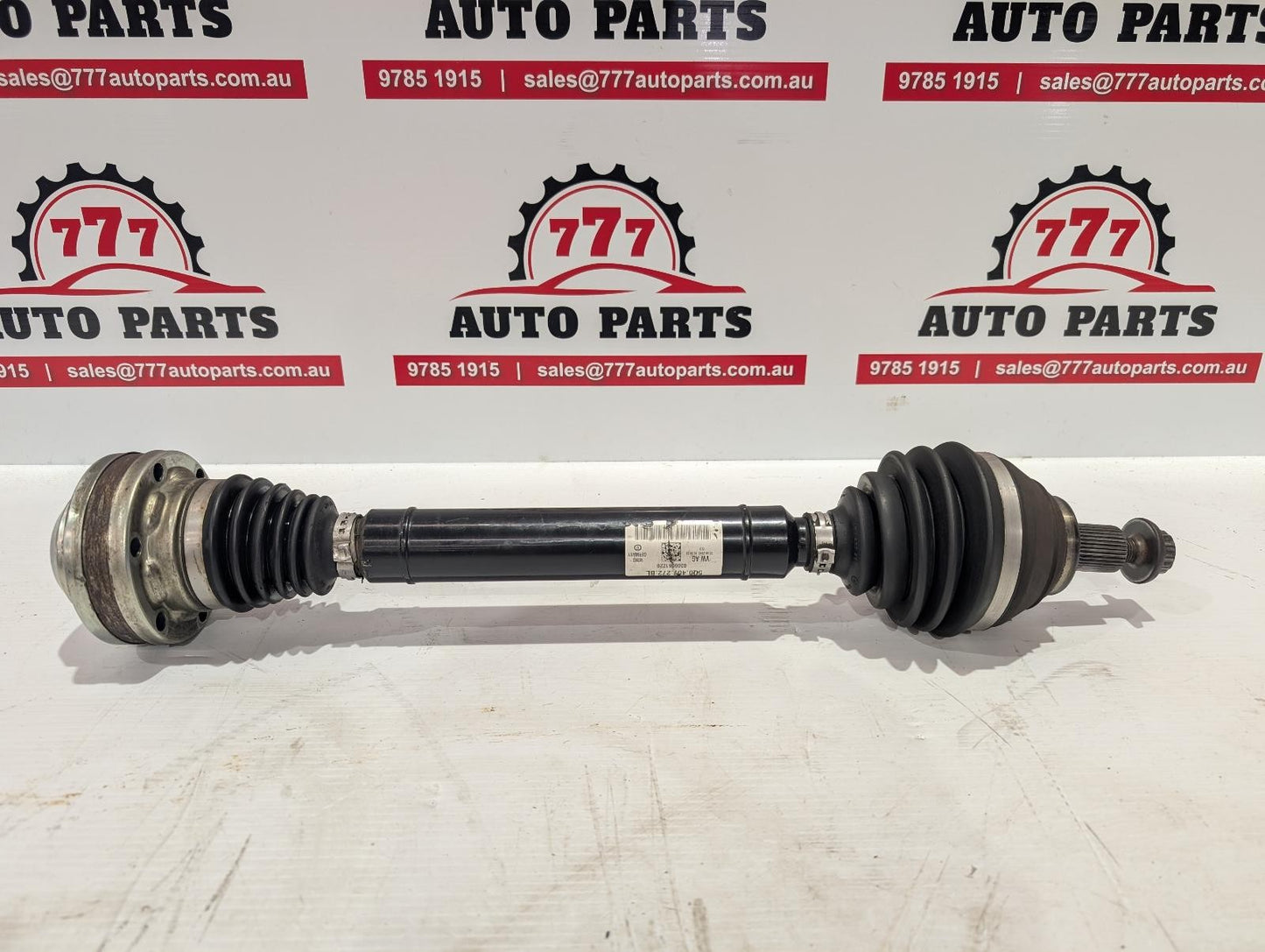AUDI S3 RIGHT DRIVESHAFT FRONT, PETROL, 2.0, CJXB/CJXF CODE, 8V, 12/13-10/2