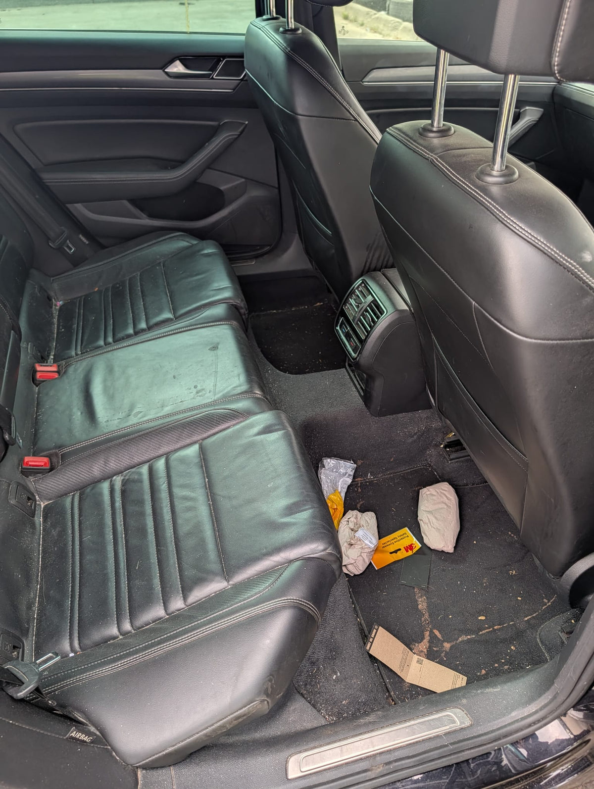 2016 Passat rear seats